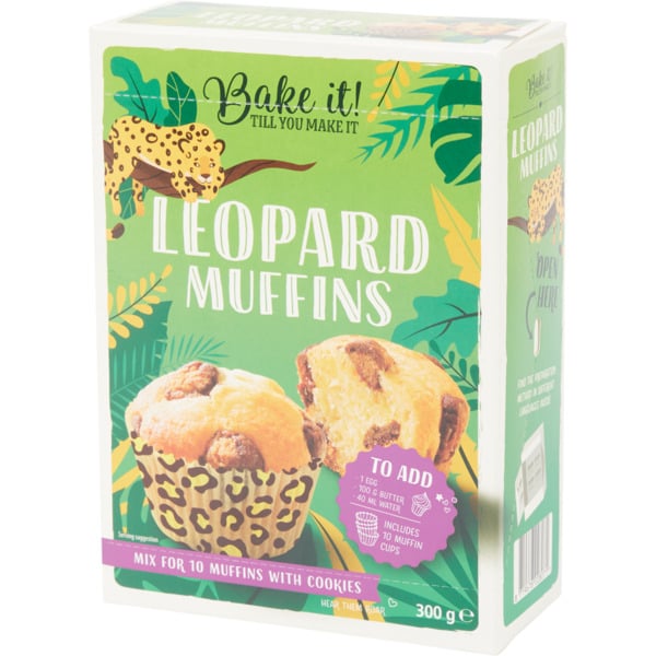 Bild 1 von Bake it! Leoparden-Muffin-Mischung