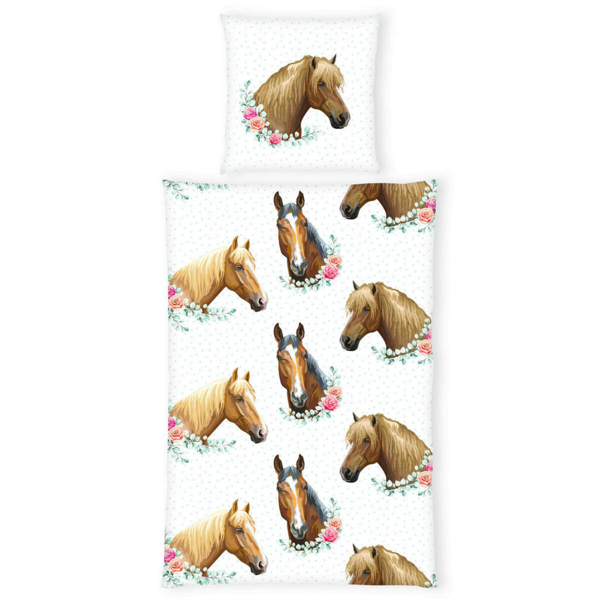 Bild 1 von Herding WENDEBETTWÄSCHE Braun, Mehrfarbig, Weiß