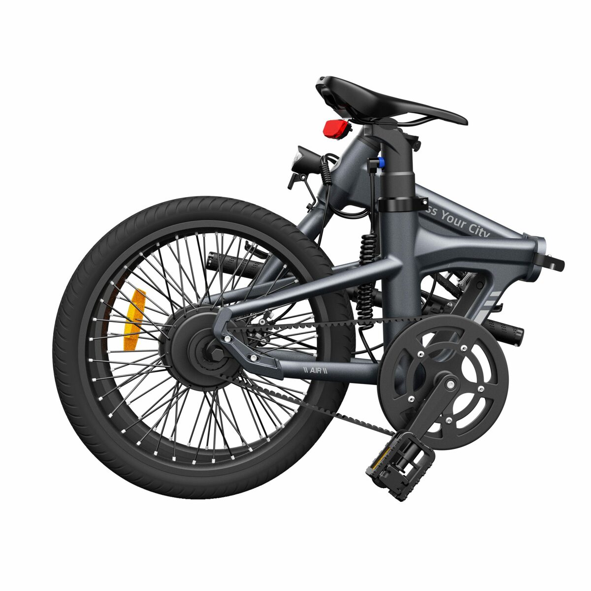 Bild 3 von ADO E-Bike Air 20 Faltrad E-Fahrrad,klapprad Riemenantrieb,Pedelec,17,5KG, 1 Gang, Heckmotor, 345,60 Wh AKKU, ebike Damen/Herren,250W,36V,+Fingerprint-Schloss