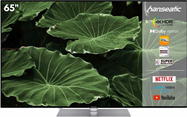Bild 1 von Hanseatic 65U800UDS LED-Fernseher (164 cm/65 Zoll, 4K Ultra HD, Android TV, Smart-TV)