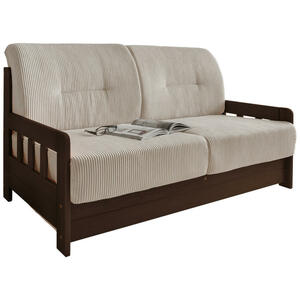 Livetastic SCHLAFSOFA Nussbaum, Beige