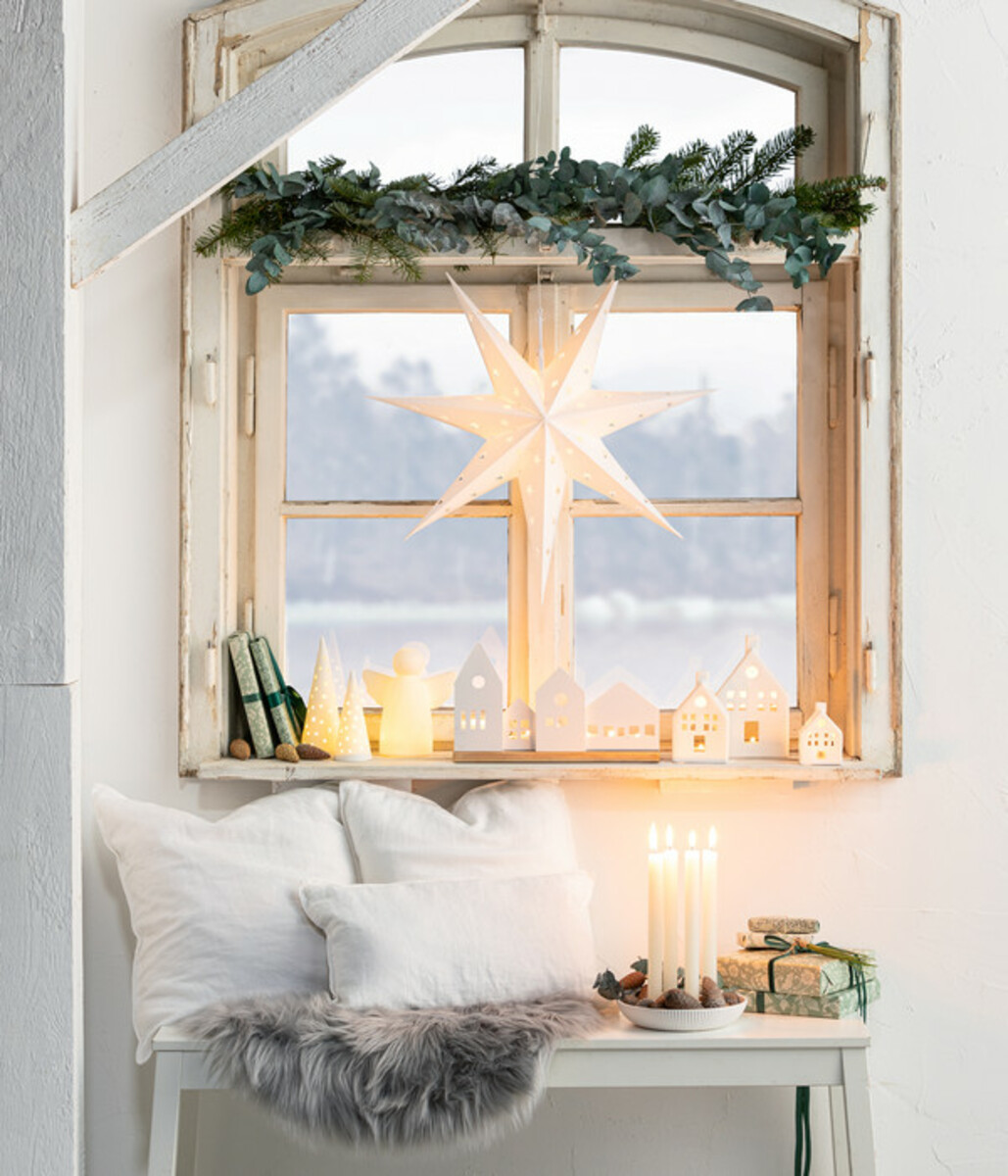 Bild 2 von Dehner Kerzenhalter weiß, ca. Ø20 cm