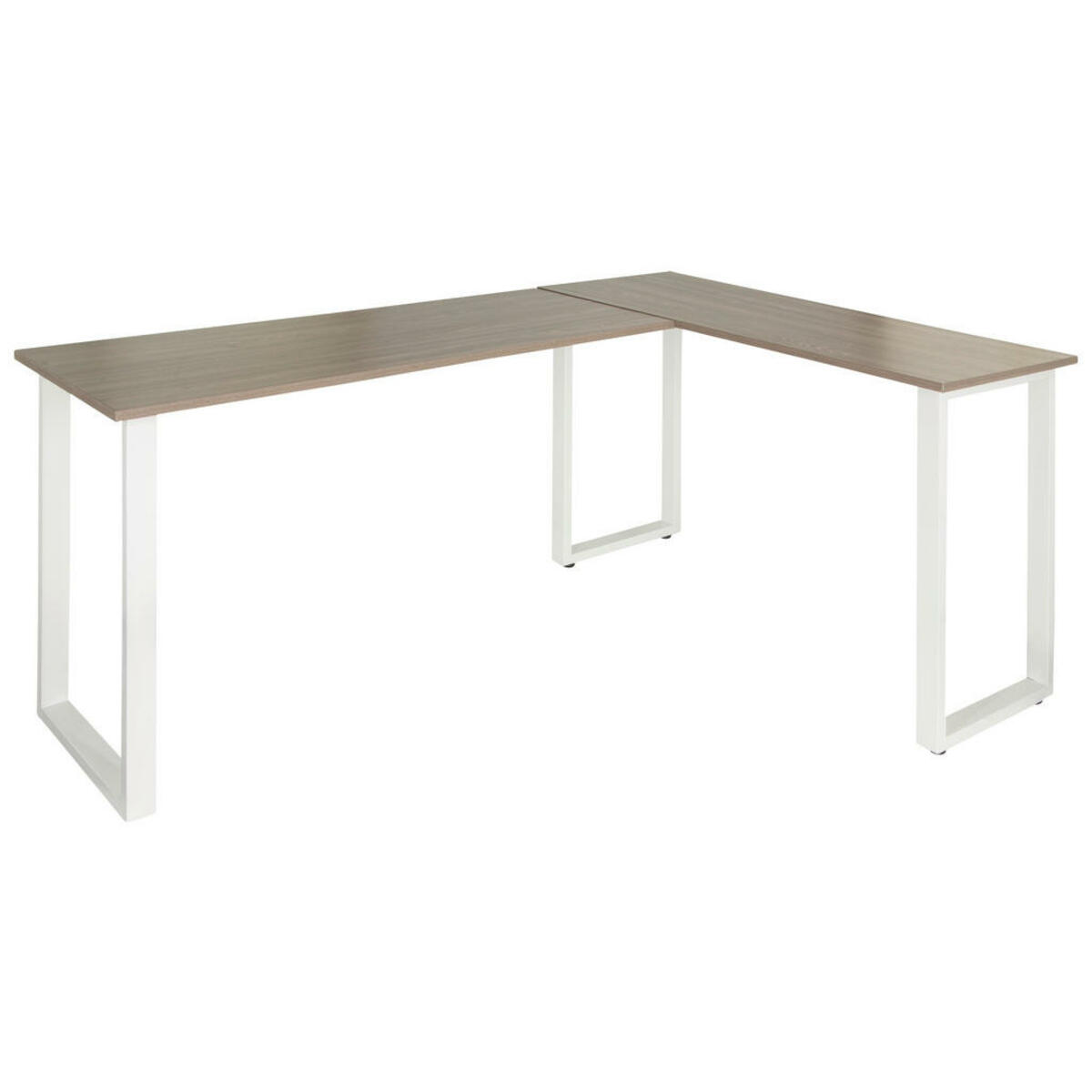 Bild 1 von MID.YOU ECKSCHREIBTISCH Grau, Weiß