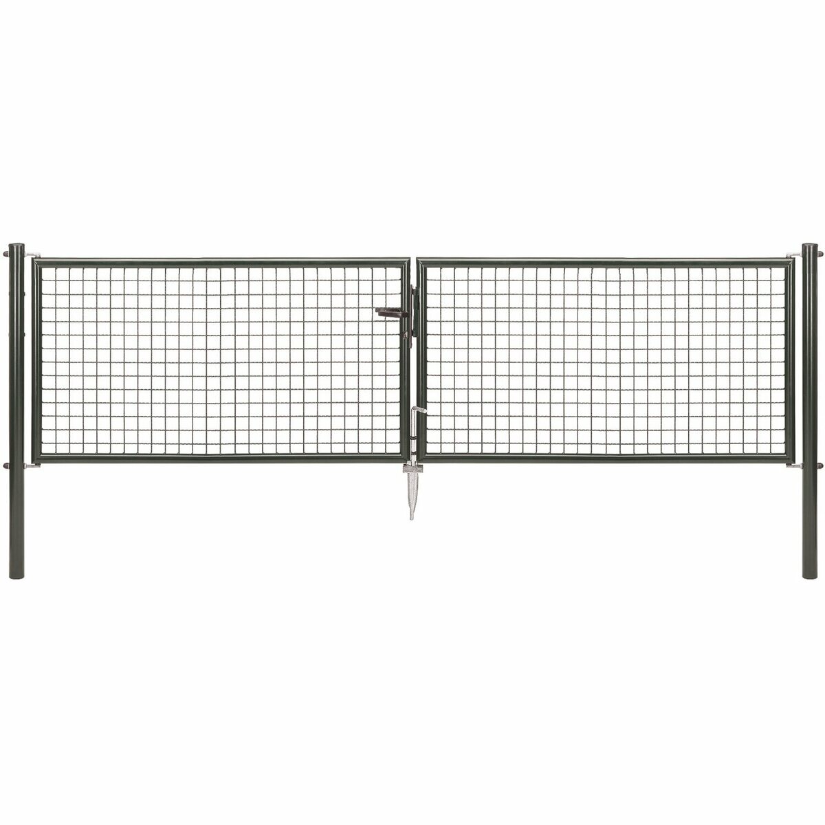 Bild 1 von Doppeltor für Maschendraht- u. Fix-Clip Pro-Zaun Anthrazit-Met. 75 x 300 cm