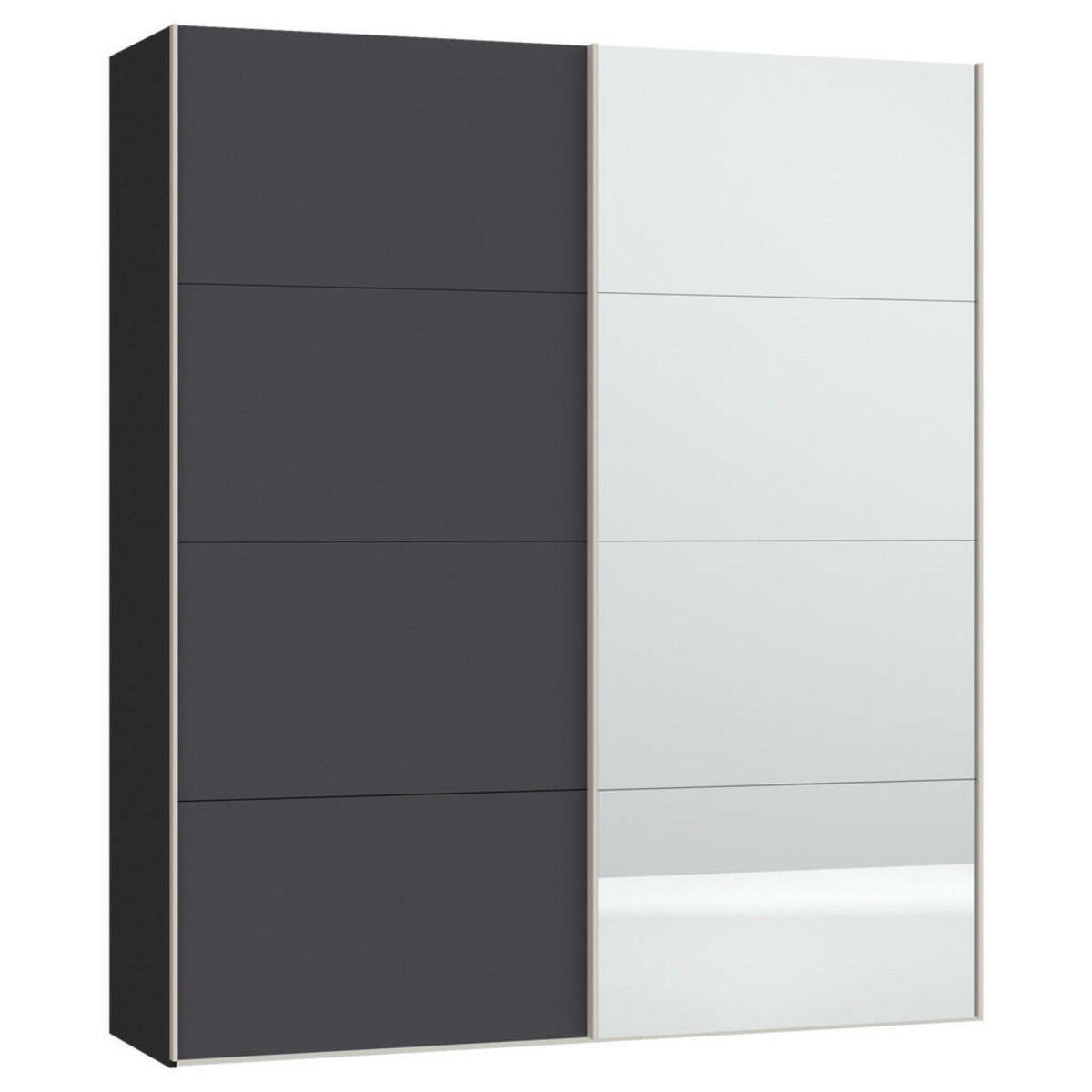 Bild 1 von Carryhome SCHWEBETÜRENSCHRANK Anthrazit, Schwarz