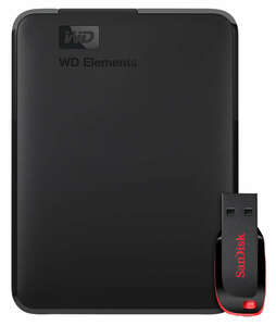 WD Externe Festplatte + USB-Stick »Elements Portable«