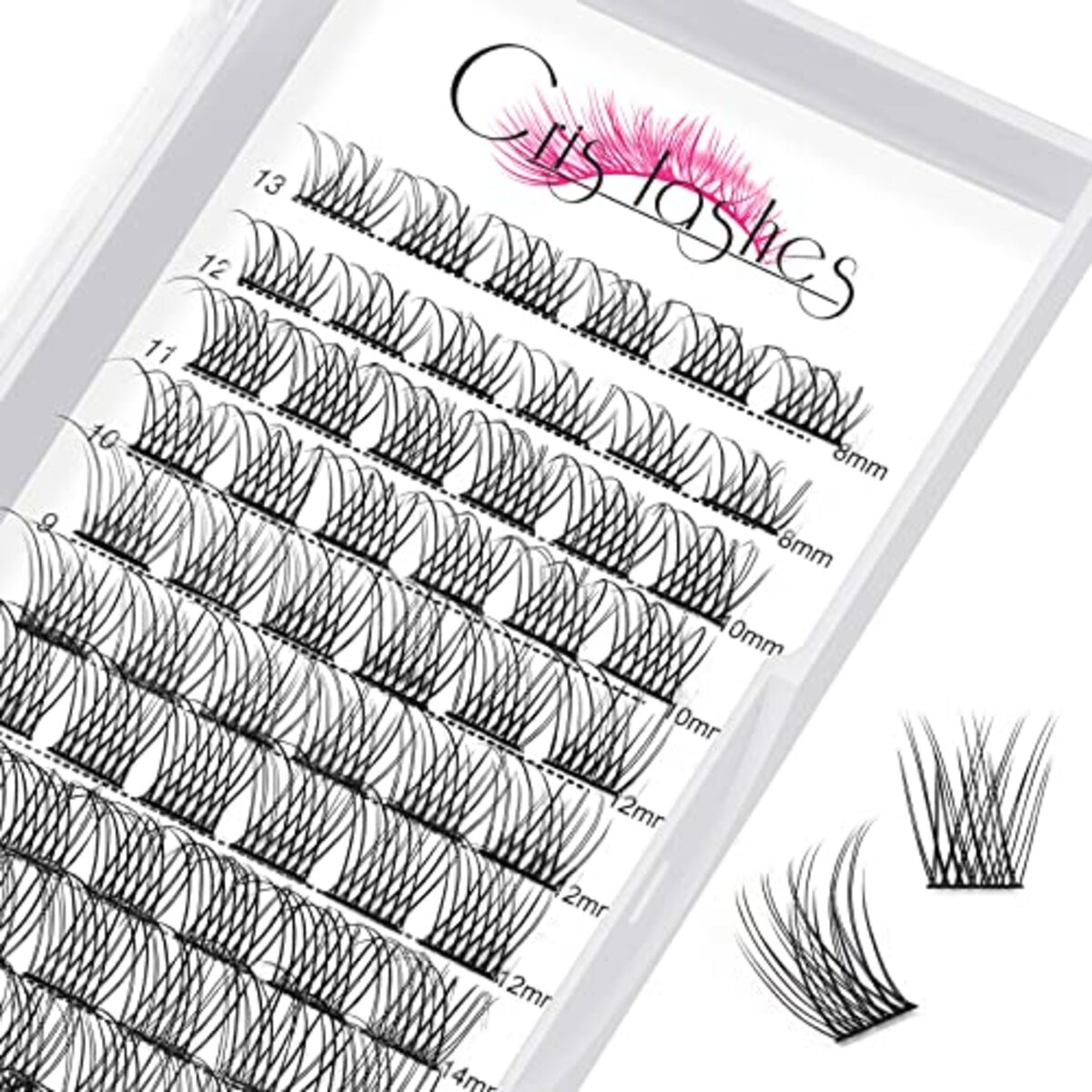 Bild 1 von Crislashes Cluster Wimpern Wimpern Einzeln Cluster Lashes DIY Wimpenverlängerung Einzelne Wimpern