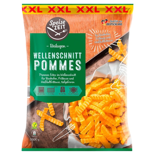 Bild 2 von SPEISEZEIT Pommes Frites oder Wellenschnittpommes 2,5 kg