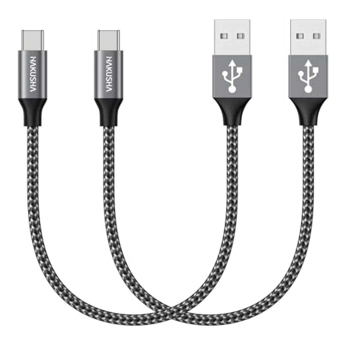 Bild 1 von HAKUSHA Usb C Kabel 3.1A [2pcs 0.3m] Fast Charging, Ladekabe