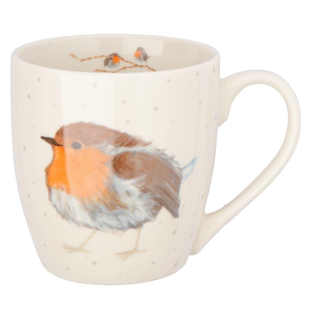 Bild 1 von Jumbotasse mit Rotkehlchen-Motiv