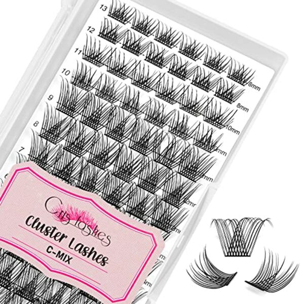 Bild 1 von Crislashes Cluster Wimpern Wimpern Einzeln Cluster Lashes DIY Wimpenverlängerung Einzelne Wimpern