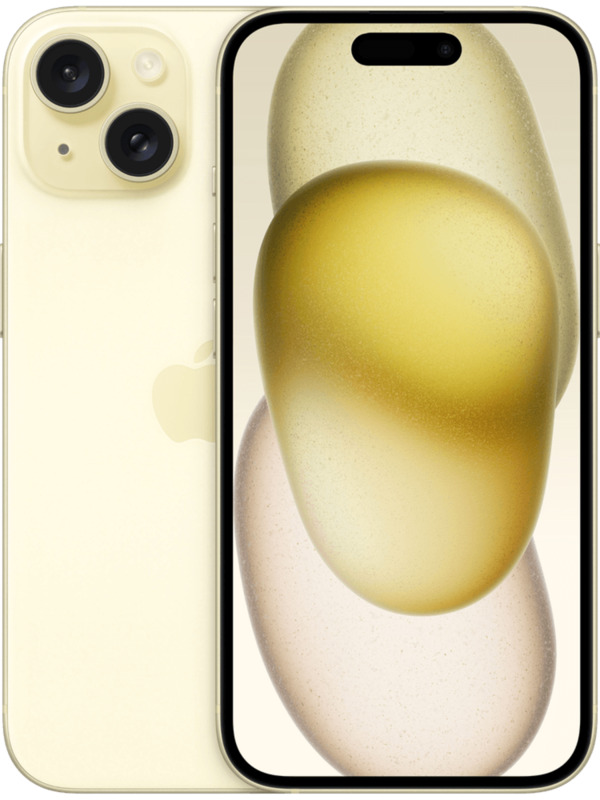 Bild 1 von Apple iPhone 15 256 GB Gelb mit GigaMobil S