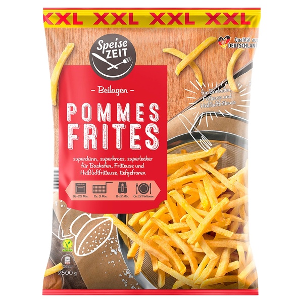 Bild 1 von SPEISEZEIT Pommes Frites oder Wellenschnittpommes 2,5 kg