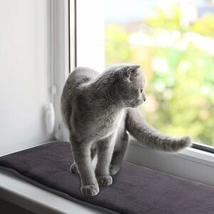 Pet Prime Katzenfenster-Liegematte für Fensterbänke Katzenfenster-Bettmatte