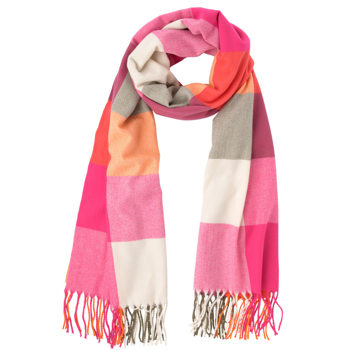 Bild 1 von Damen Schal im karierten Design