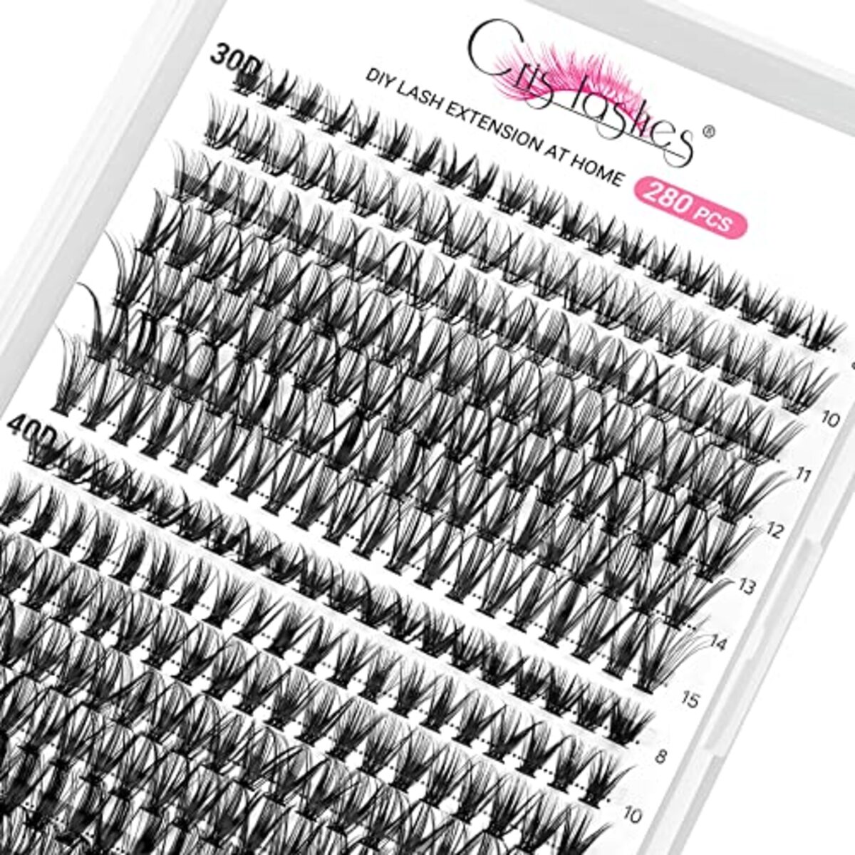 Bild 1 von Crislashes Cluster Wimpern Wimpern Einzeln Cluster Lashes DIY Wimpenverlängerung Einzelne Wimpern