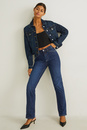 Bild 1 von C&A Straight Jeans-High Waist-LYCRA®, Blau, Größe: 36