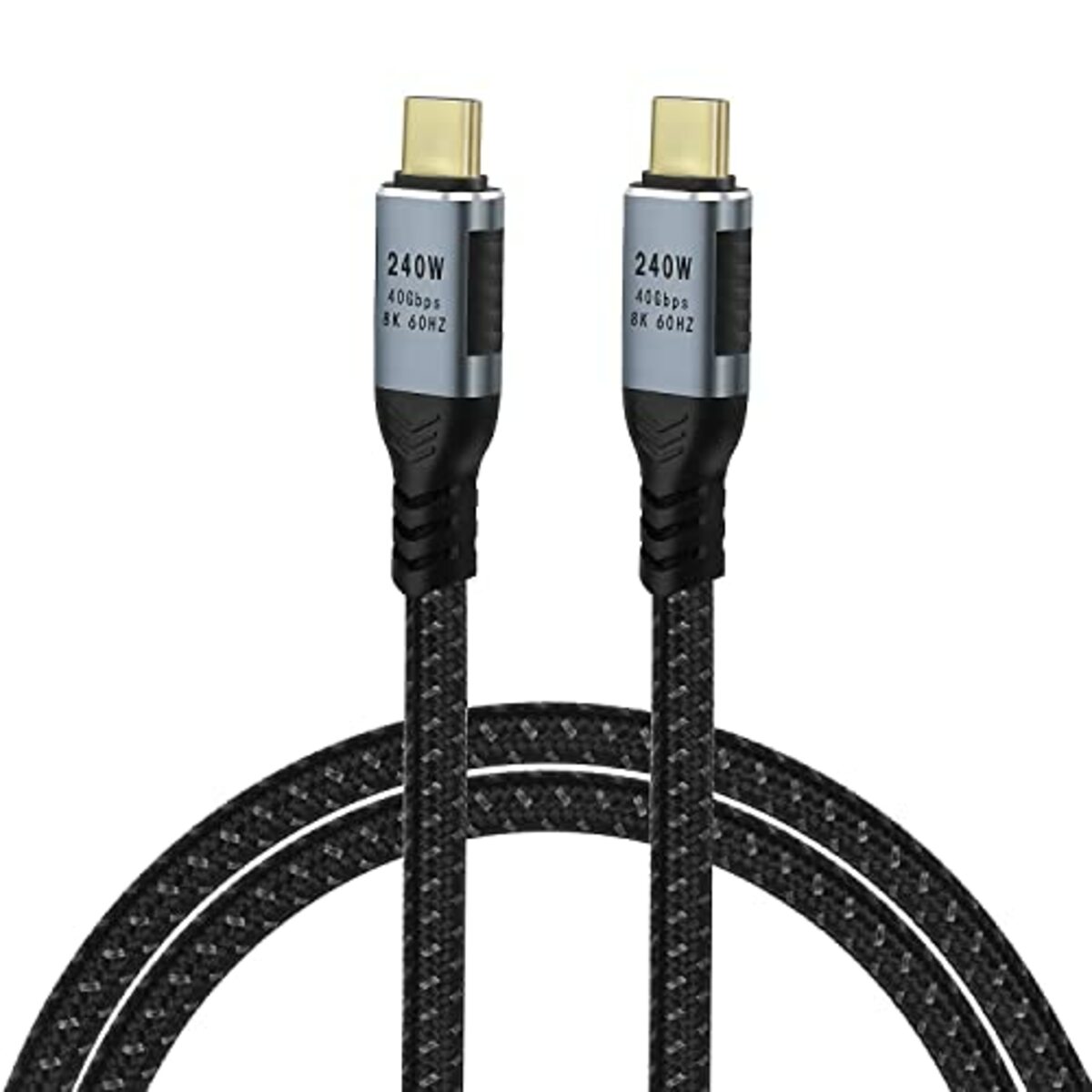 Bild 1 von GELRHONR 240W USB C zu USB C Kabel, USB 4,0 Typ C Ladekabel