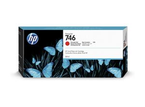 HP 746 Chromatisches Rot DesignJet Tintenpatrone, 300 ml