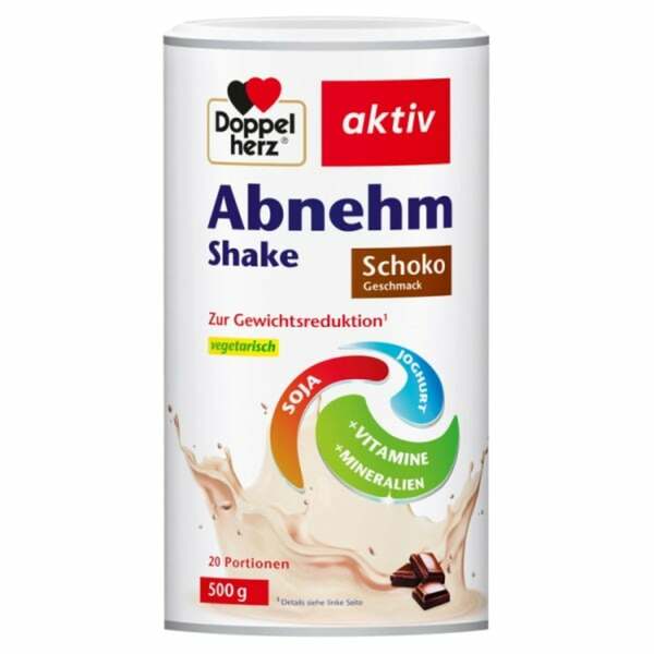Bild 1 von Doppelherz aktiv Abnehm Shake mit Schoko-Geschmack 500  g