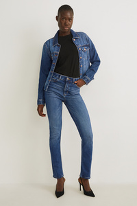C&A Slim Jeans-High Waist-Cradle to Cradle Certified® Gold, Blau, Größe: 36
