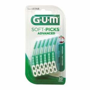 GUM Soft-picks Advanced regular+Reise-Et 30  St