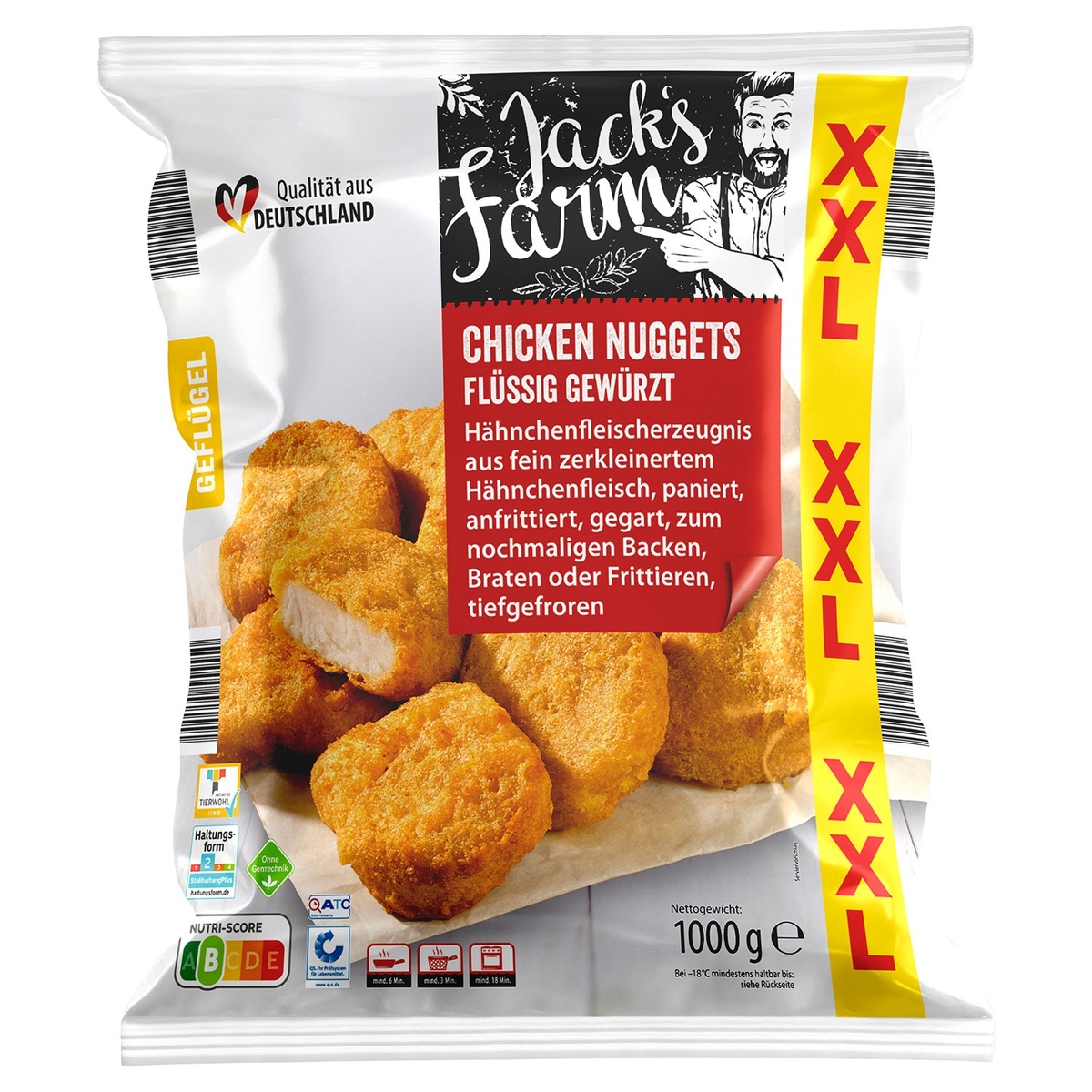 Bild 1 von JACK'S FARM Chicken Nuggets 1 kg