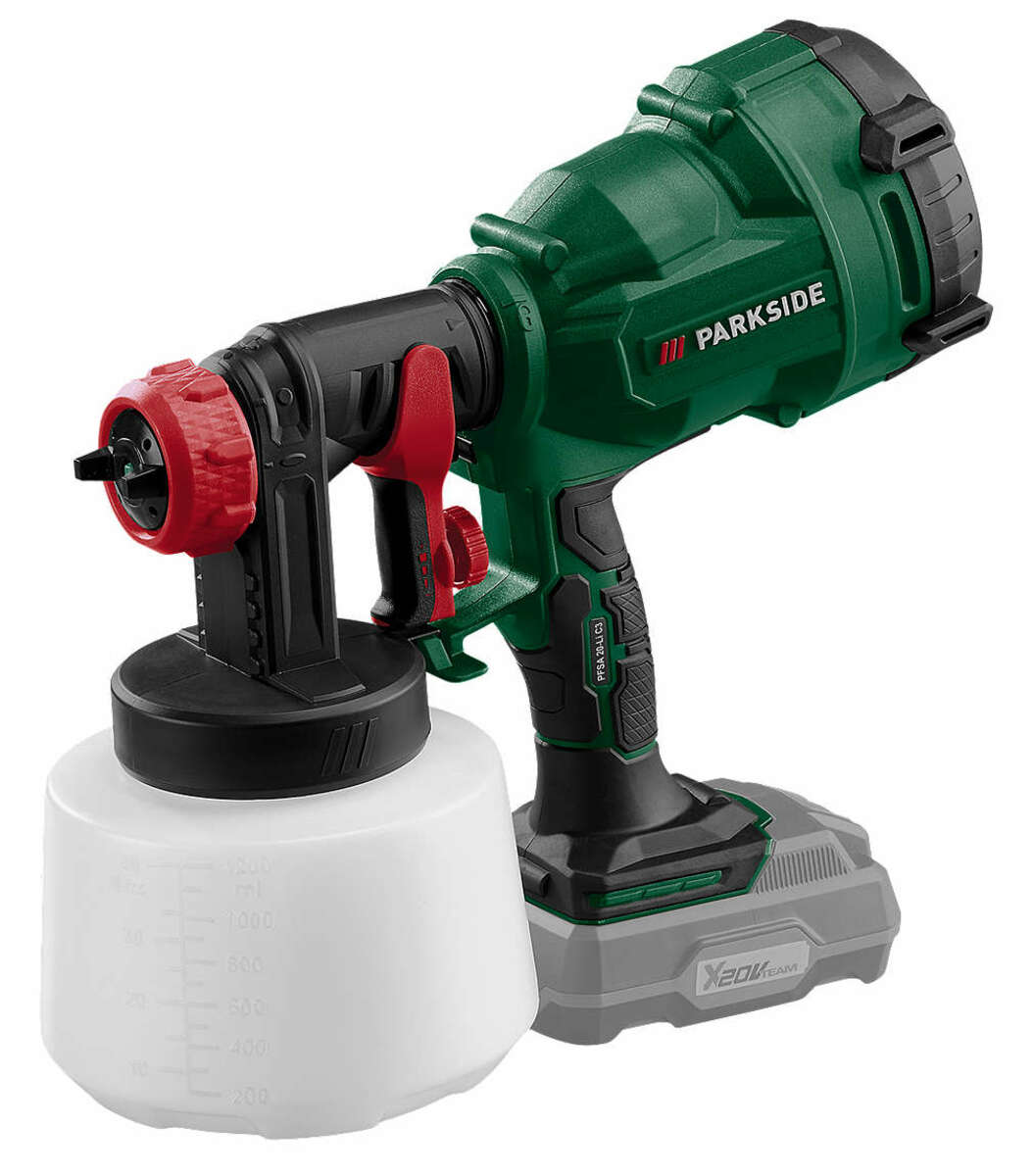 Bild 1 von PARKSIDE® Akku-Farbspritzpistole 20 V »PFSA 20-Li C3«