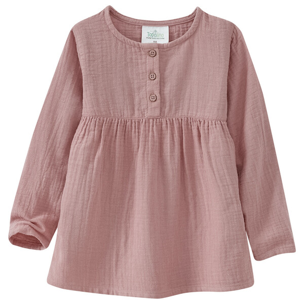 Bild 1 von Mädchen Musselinbluse mit Knopfleiste