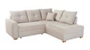 Bild 1 von Ecksofa Cordbezug beige 228 x 202 cm - HEIDELBERG