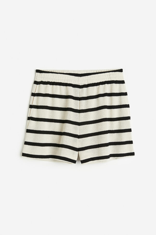 Bild 1 von H&M Jerseyshorts Cremefarben/Gestreift in Größe XL. Farbe: Cream/striped