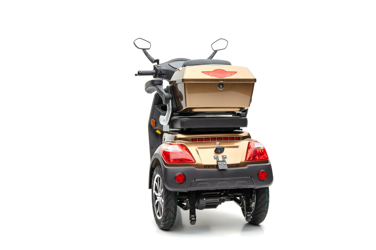 Bild 3 von Elektro Dreirad Roller ECONELO J1000 Lithium braun