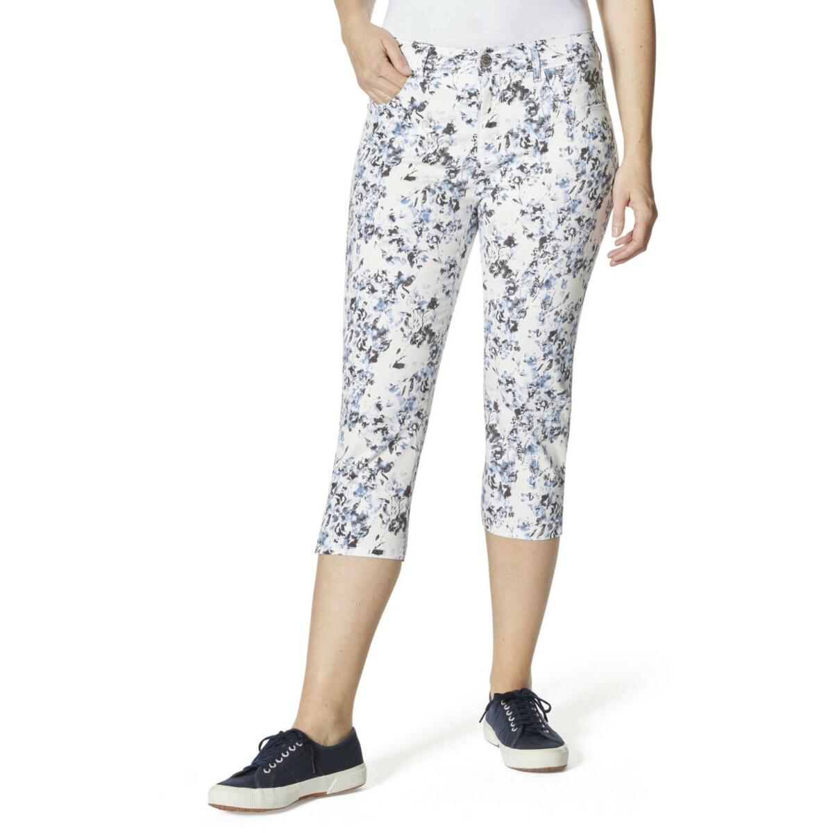 Bild 1 von Damen Capri 5-Pocket Slim Fit