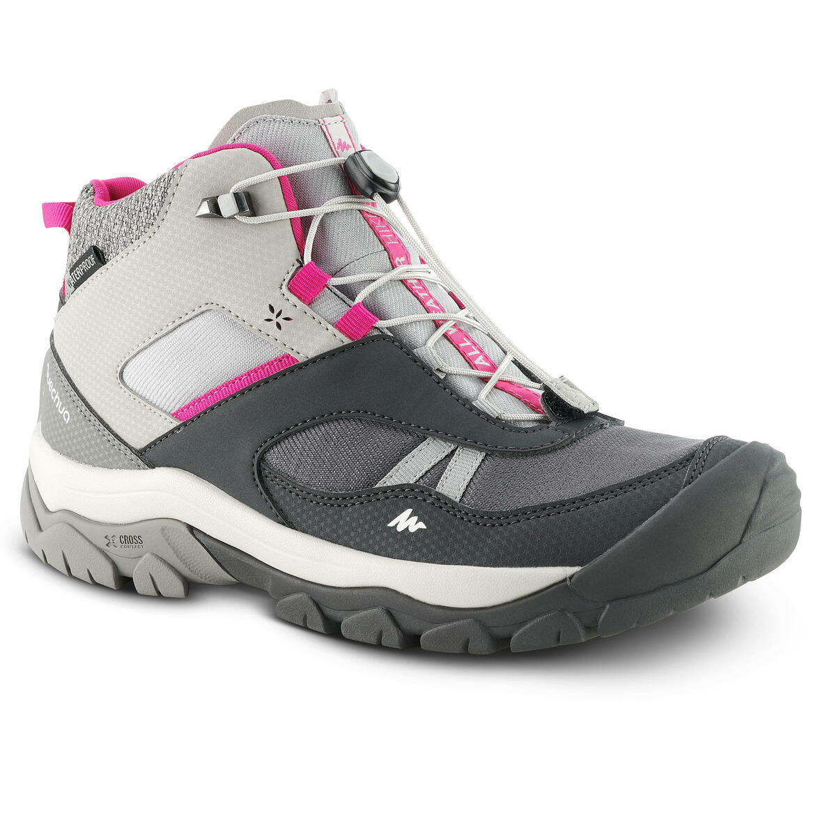 Bild 1 von Wanderschuhe CROSSROCK halbh. wasserdicht Schnellschnürung Kinder Gr. 35-38