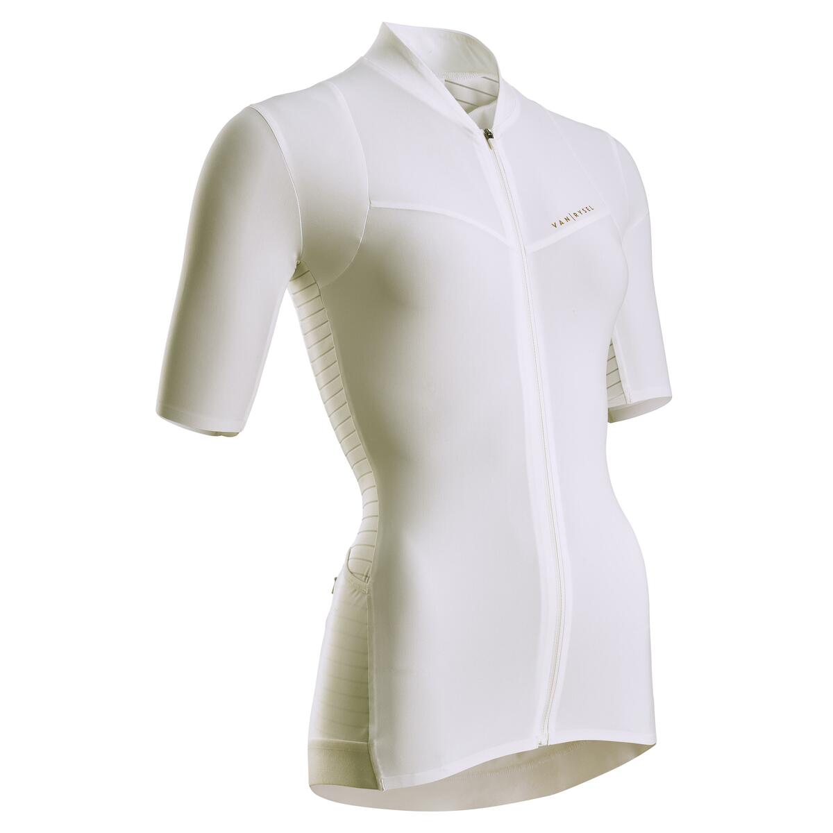 Bild 1 von Fahrradtrikot kurzarm Rennrad RCR Damen weiss