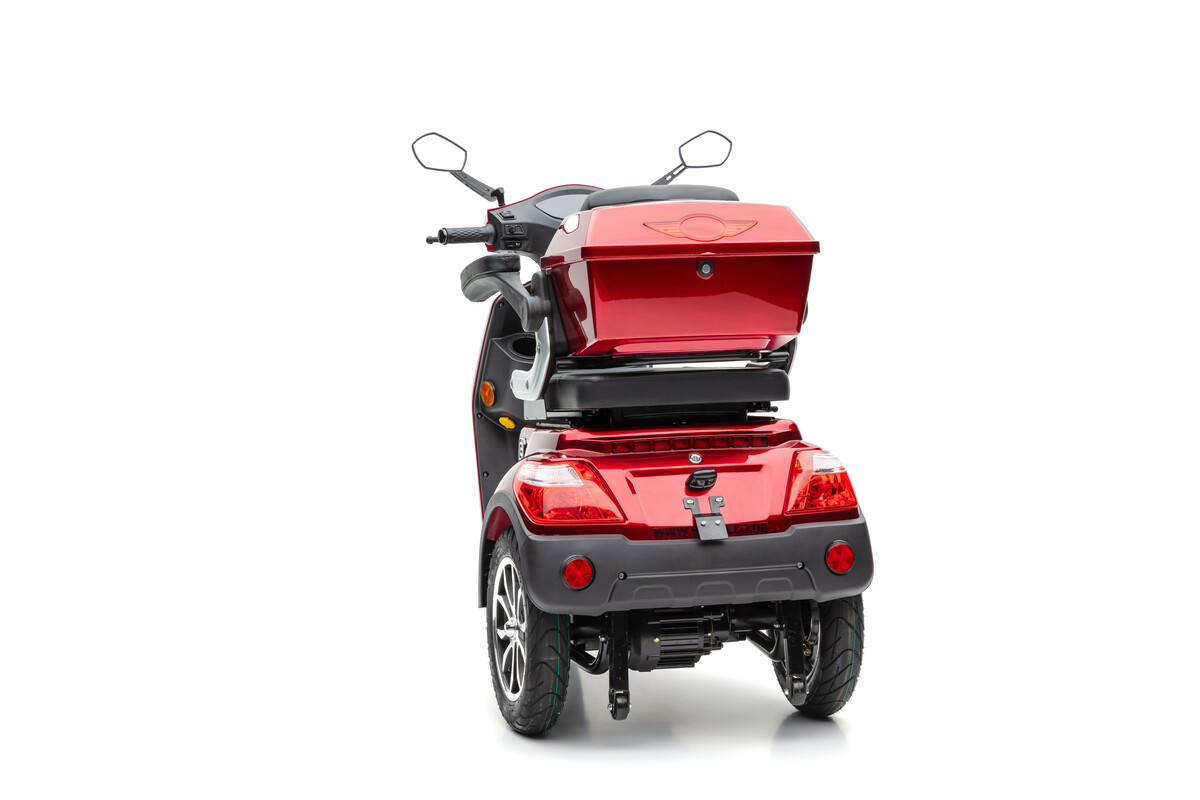 Bild 3 von Elektro Dreirad Roller ECONELO J1000 Lithium Rot