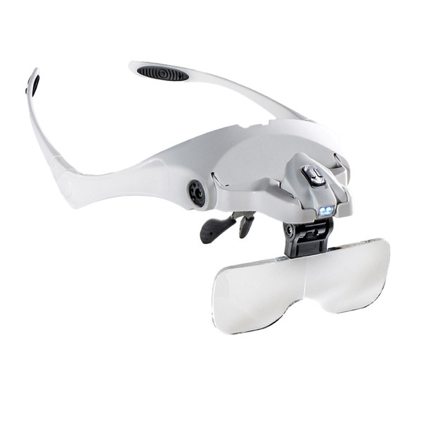 Bild 1 von Kraft Werkzeuge Brillenlupe mit LED Lupe Brille Sehhilfe