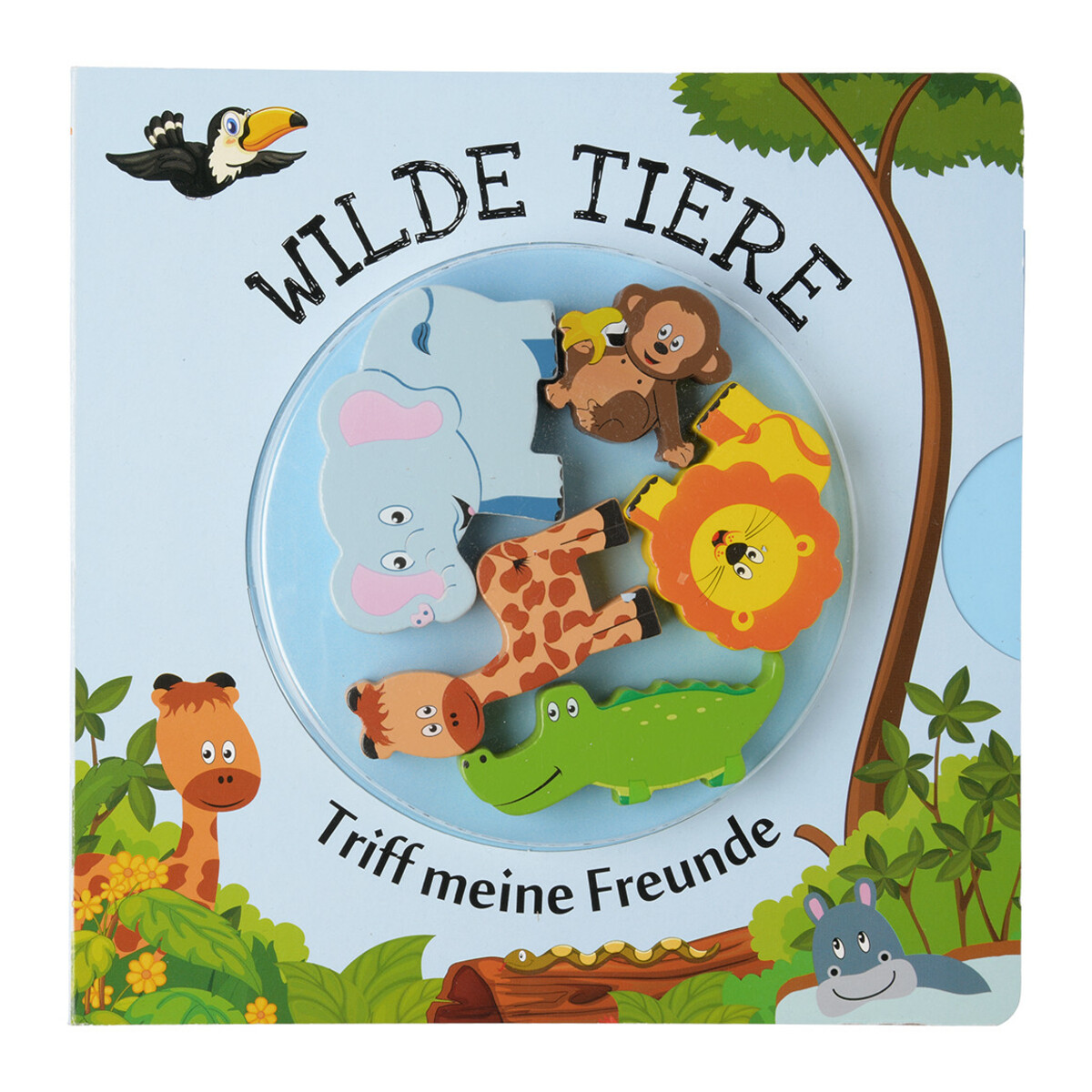 Bild 1 von Vorlesebuch Wilde Tiere mit Holztieren