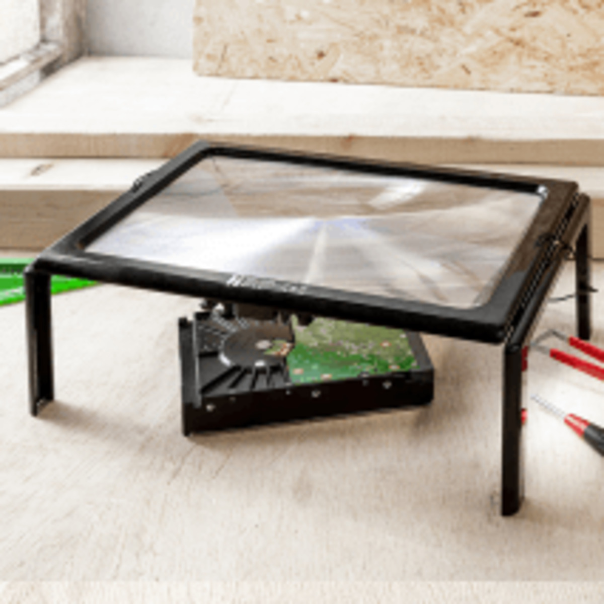 Bild 3 von Kraft Werkzeuge Tischlupe 2in1 Lupe Lesehilfe