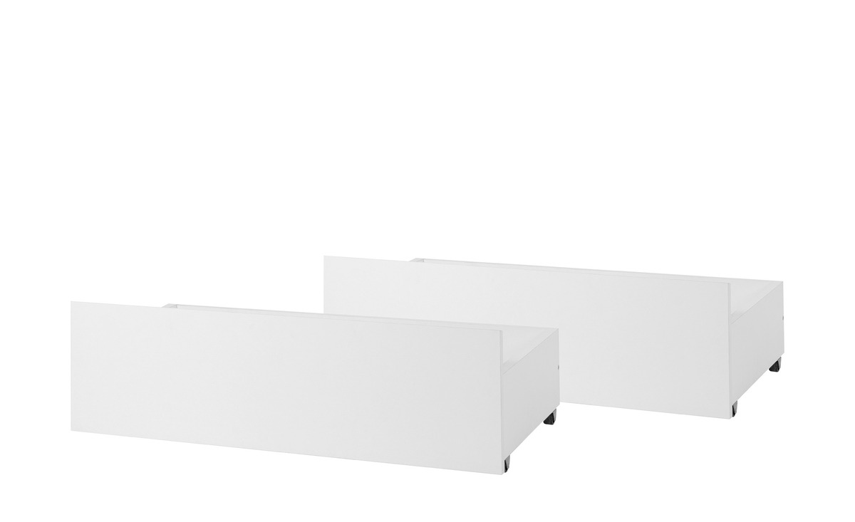 Bild 1 von Unterbauschubkästen 2er-Set weiß Maße (cm): B: 99,5 H: 28,5 T: 46,5 Sonstiges Zubehör - Möbel Kraft
