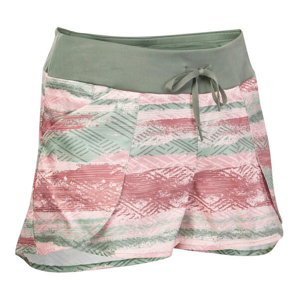 Bild 1 von Wandershorts Damen slim - NH500 khaki/rosa