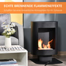 Bild 4 von HOMCOM Ethanol-Kamin Bio-Ethanol-Brenner 1,5L 3 Std. Brenndauer Schwarz