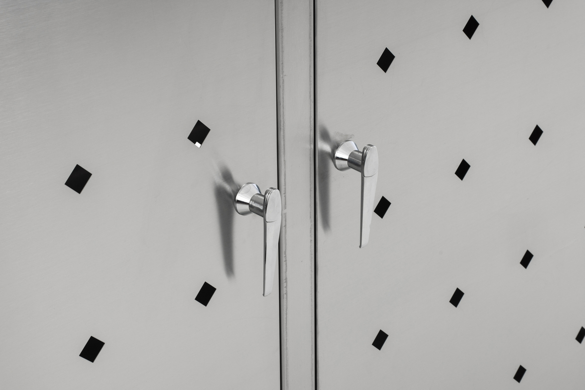 Bild 3 von HC Garten & Freizeit 2er Mülltonnenverkleidung Mülltonnenbox Raute, Edelstahl