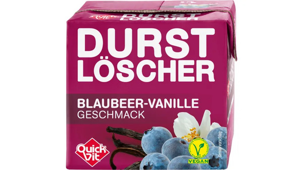 Bild 1 von QuickVit Durstlöscher Blaubeer-Vanille