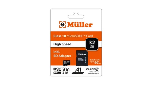 Bild 1 von Müller Micro SDHC Card CL10 / 32GB