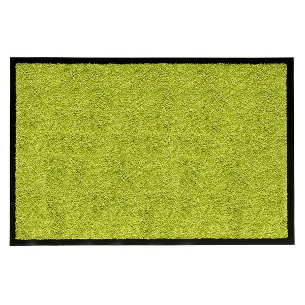 Bild 1 von HOMCOM Fußmatte waschbar Gummiumrandung Grün 180 x 120 x 0,5 cm