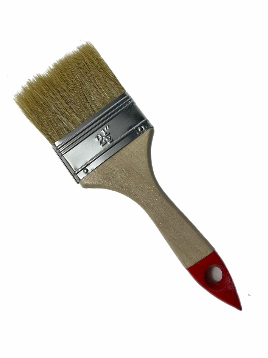 Bild 2 von Vago-Tools Lackierpinsel Lasuren Maler Pinsel 6x Flachpinsel Chinaborste 63mm