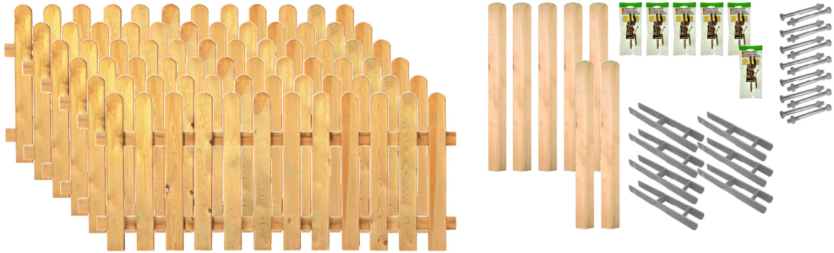 Bild 1 von TETZNER & JENTZSCH - Zaunkomplettset - "LAKELAND 4"