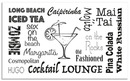 Bild 1 von Artland Küchenrückwand "Cocktail Lounge", (1 tlg.), Alu Spritzschutz mit Klebeband, einfache Montage
