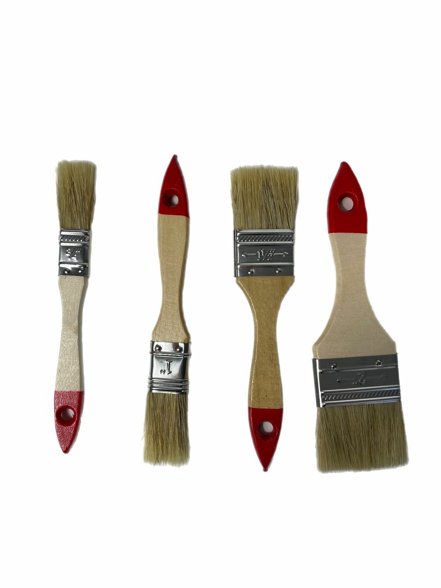 Bild 3 von Vago-Tools Flachpinsel 48 tlg Set Flachpinsel 20/25/38/50 mm Lasurpinsel